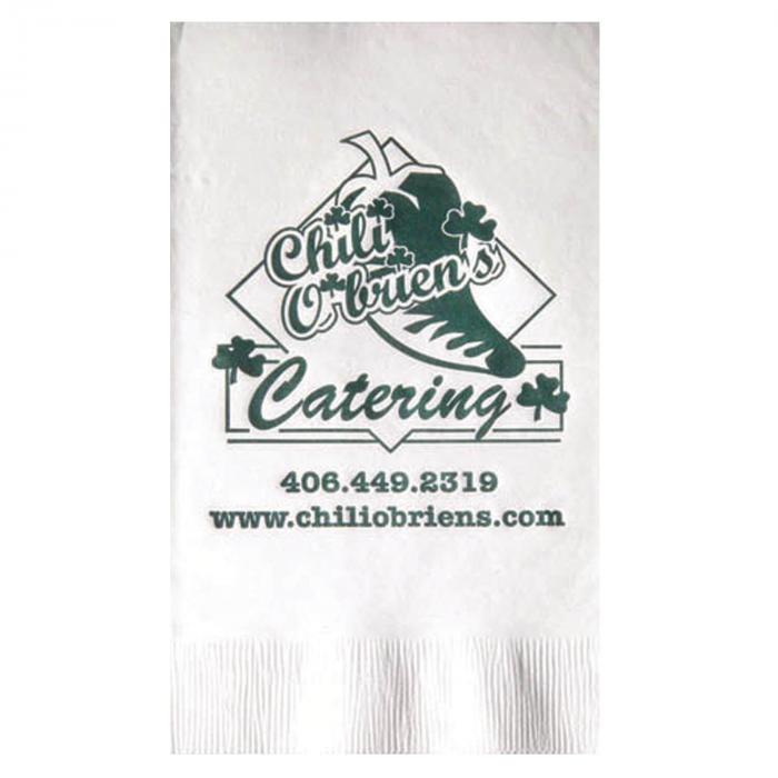 3-Ply White Budget Dinner Napkins - Low Qty