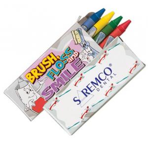 4 Pack Dental Crayons