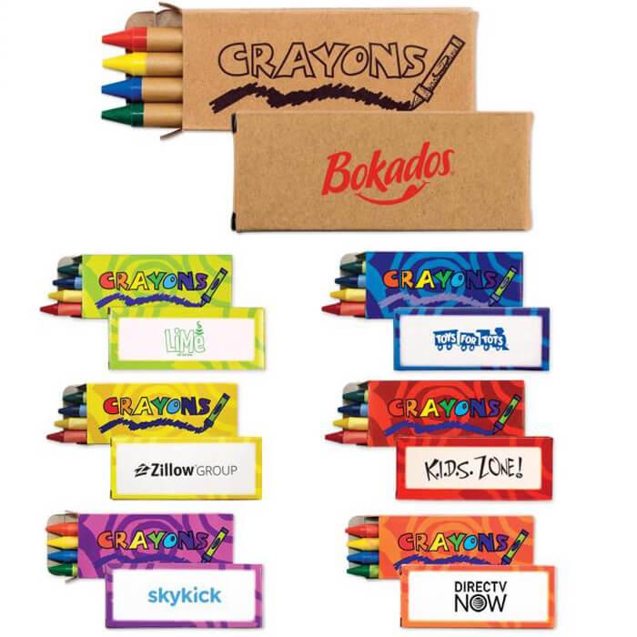 Budget 4 Pack Crayons