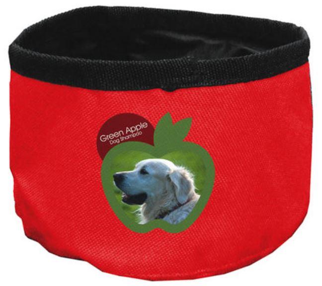 Custom Nylon Pet Bowl - Red