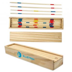 Pick Up Sticks In Wood Box