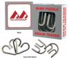 Metal Wire Puzzles with Logo