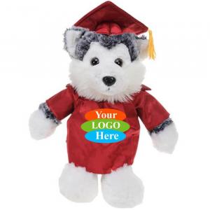 Husky in Graduation 12"