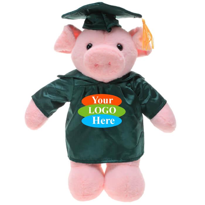 Pig in Graduation 8"