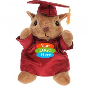 Squirrel in Graduation 8"