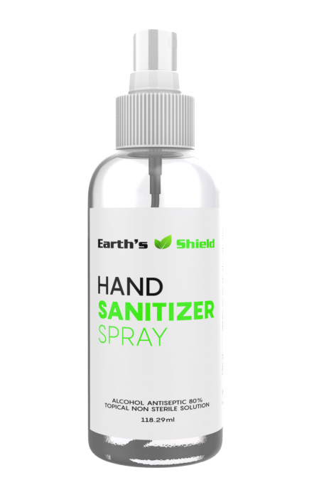 80% 4oz Spray Hand Sanitizer Free Shipping