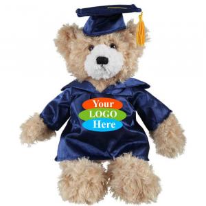 Beige Brandon Bear in Graduation 12"