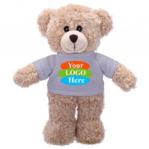 Tan Bear in T-shirt 12"