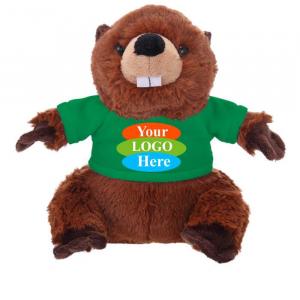 Beaver in T-Shirt 12"