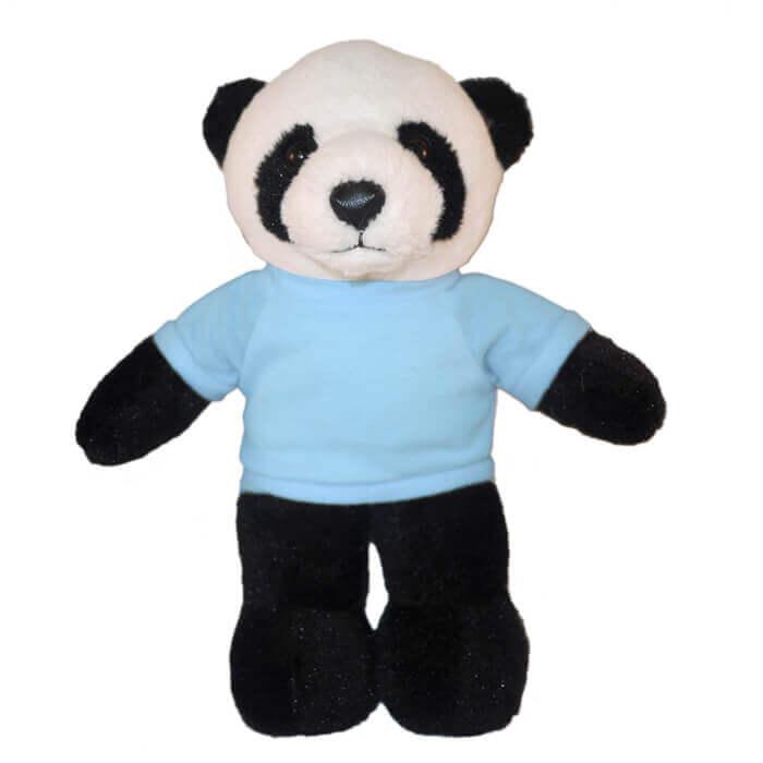 Panda in T-Shirt 12" - Blue