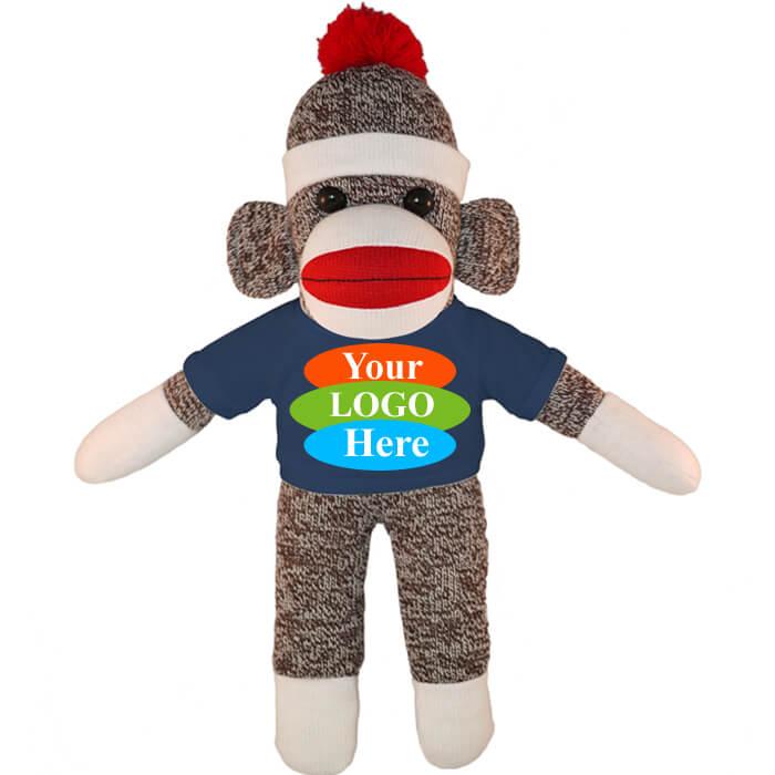 Sock Monkey in T-shirt 16"