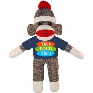 Sock Monkey in T-Shirt 10”