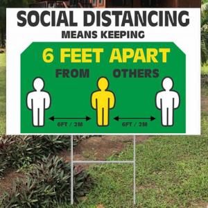 Rectangle Yard Sign 18 X 24