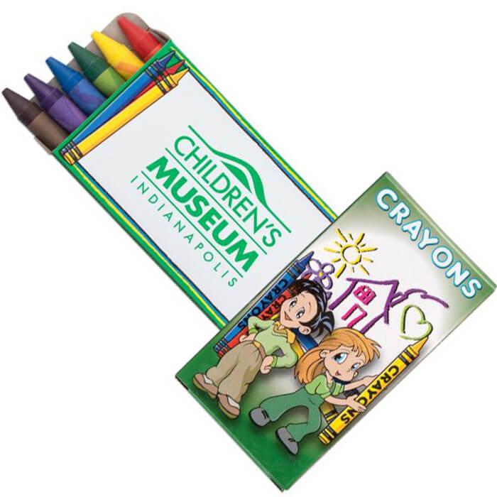 6 Pack Kids Crayons