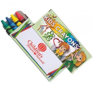 250/Case • 4-Pack Soybean Crayon Boxes • from Kidstar • #KSCRAY4PK