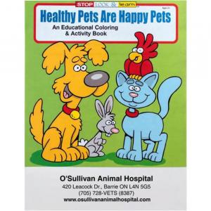 Healthy Pets Are Happy Pets Coloring Book