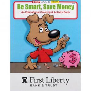 Be Smart Save Money Coloring Book