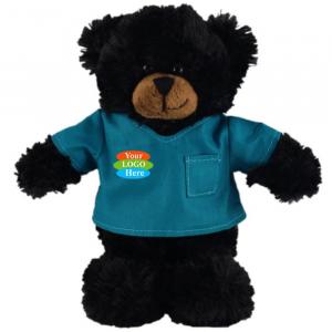 Black Bear in Scrub Shirt 8”