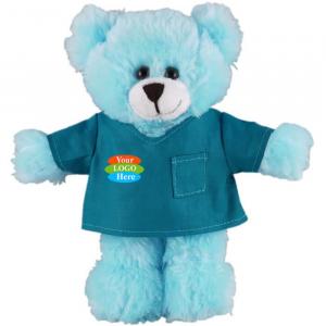 Blue Bear in Scrub Shirt 12”