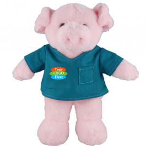 Pig in Scrub Shirt 12”