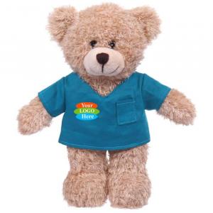 Tan Bear in Scrub Shirt 12”