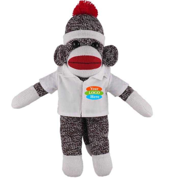 Original Sock Monkey in Doctor Jacket 12”