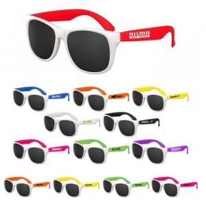 White Frame Classic Sunglasses