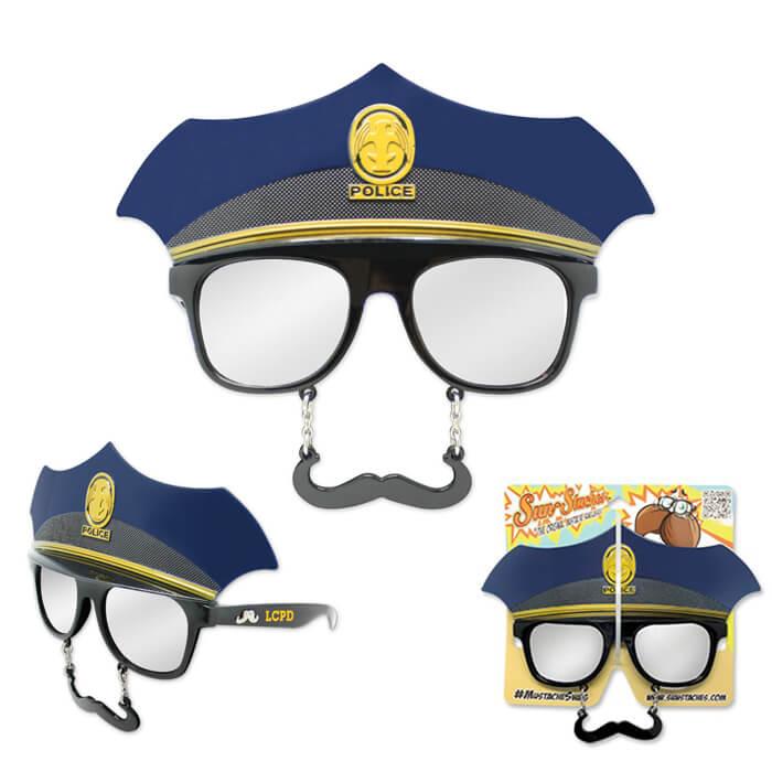 Police Sun-Stache