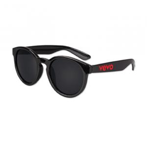 Round Lens Black Sunglasses