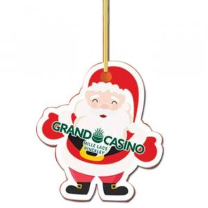 Plastic Ornament Santa