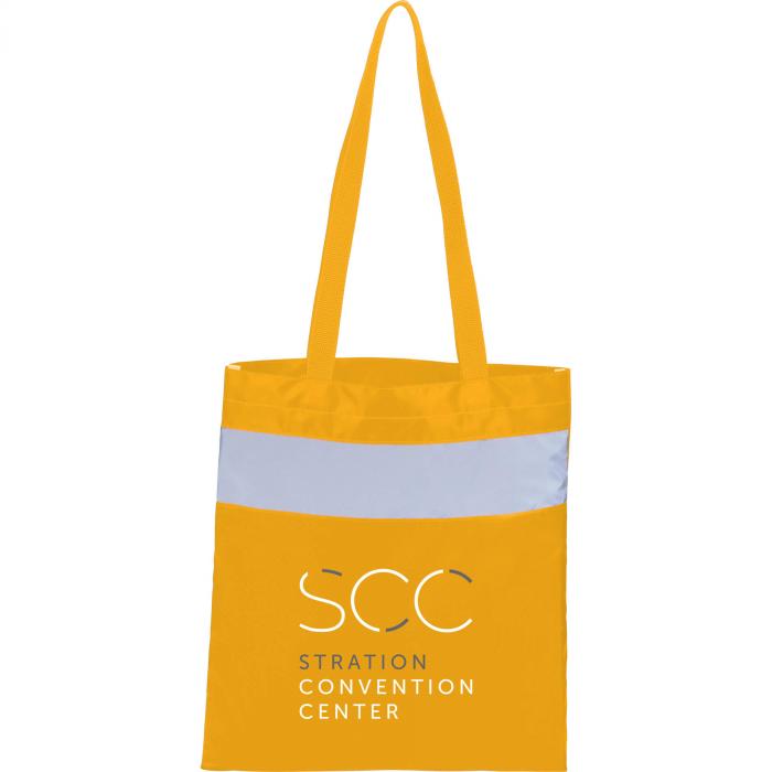 Reflective Convention Tote - Neon Yellow