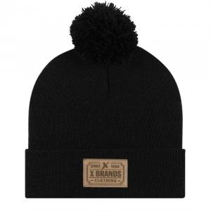 12" Knit Beanie with Cuff & Pom