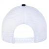 Jersey Knit Trucker with Contrast Visor & Button