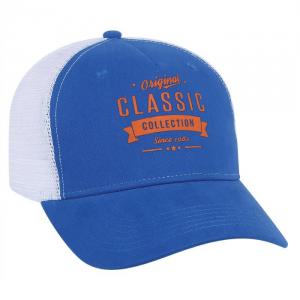 5-Panel Structured Brushed Cotton with Trucker Mesh
