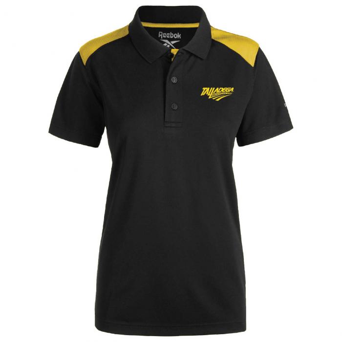 Reebok Playoff Polo T-Shirt for Women - Black Gold