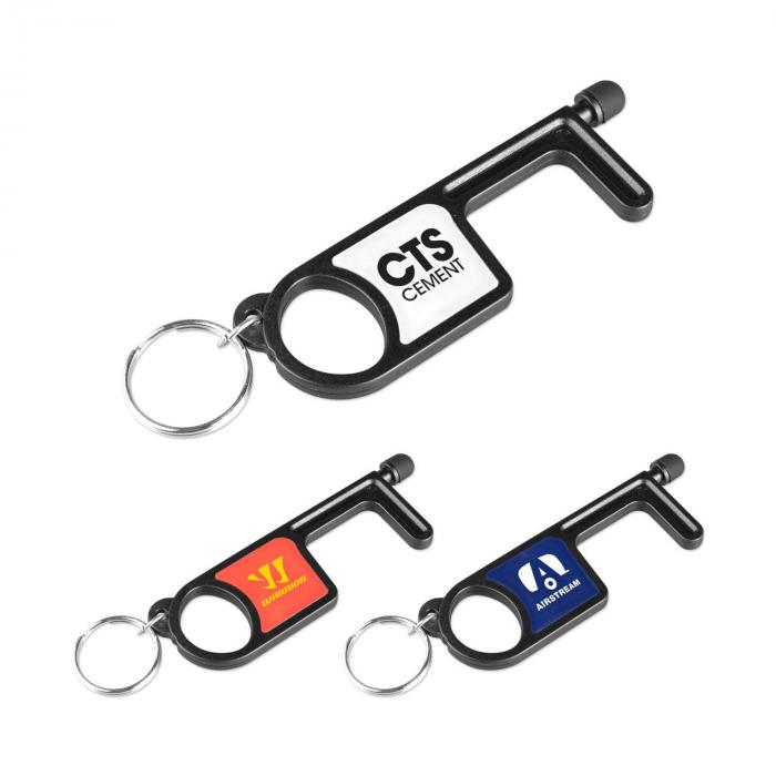 No Touch Tool Wuth Key Ring and Stylus