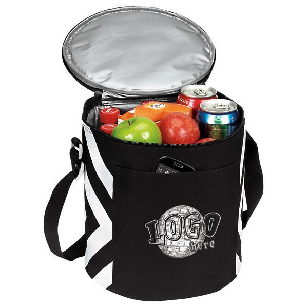 Geometric Print Accent 12-Pack Round Cooler