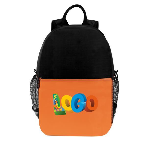 Two-Tone Pack-n-Go Lightweight Backpack - Orange