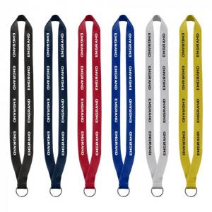 1/2" Polyester Lanyard with Metal Crimp & Split-Ring