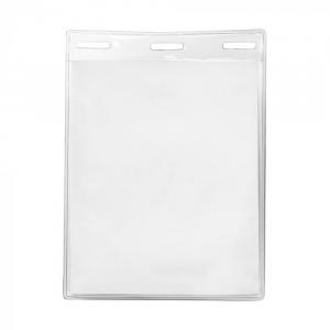 3 5/16" x 4 1/4" Blank Vertical Vinyl Pouch