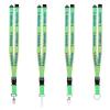 Import Rush 3/4" Dye-Sublimated Lanyard Sewn Silver Metal Split-Ring