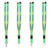 Import Rush 3/4" Dye-Sublimated Lanyard Sewn Silver Metal Split-Ring