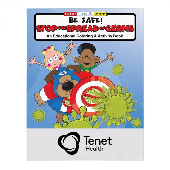 Stop the Spread of Germs Coloring Book