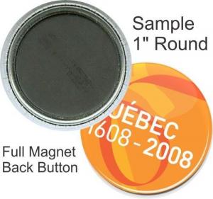 Round Magnet Button - 1 Inch