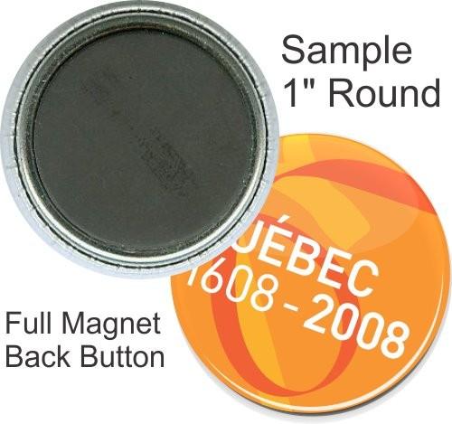 Magnetic Back Promotional Buttons