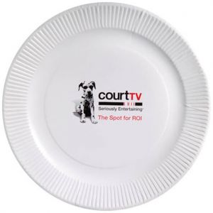 Custom printed paper plates, custom printed plastic plates, butler trays