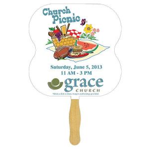 Hour Glass Hand Fan