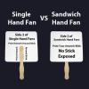 Bread Slice Hand Fan