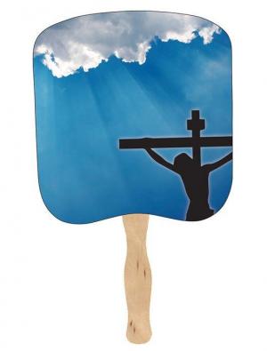 100 Pcs Christian Inspirational Hand Held Fans Church Fans