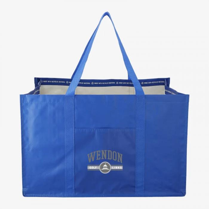 Recycled Woven Utility Tote - Royal